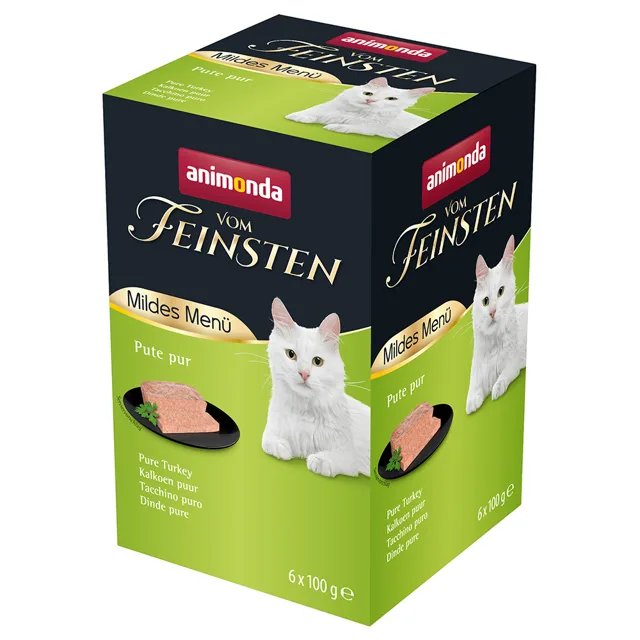 animonda Vom Feinsten Mild Menu Adult 6 x 100 g - krůtí