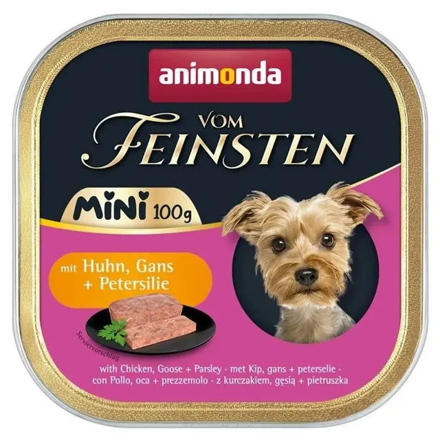 ANIMONDA Vom Feinsten Mini s kuřetem, husou a petrželí 100g krmivo pro psy malých plemen