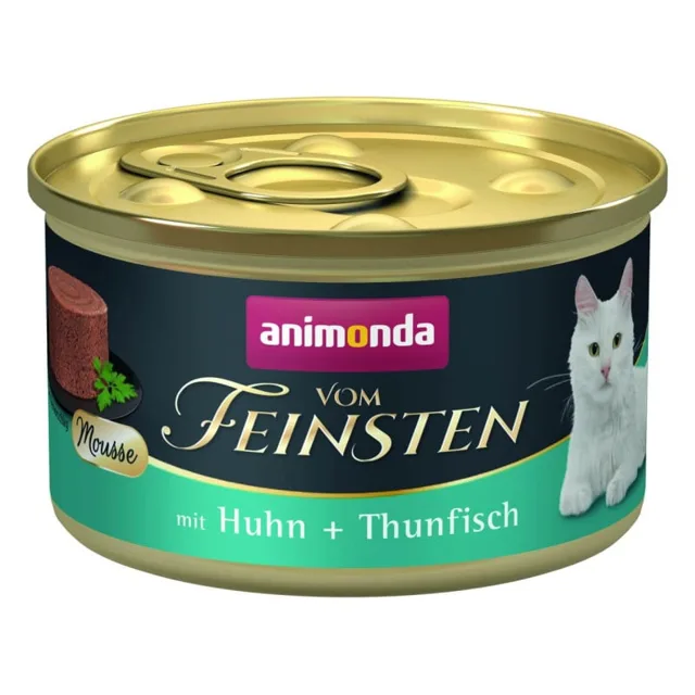 ANIMONDA Vom Feinsten Mousse s kuřetem a tuňákem 85g konzerva pro kočky