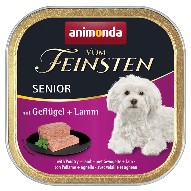 animonda Vom Feinsten Senior 6 x 150 g - drůbeží & jehněčí