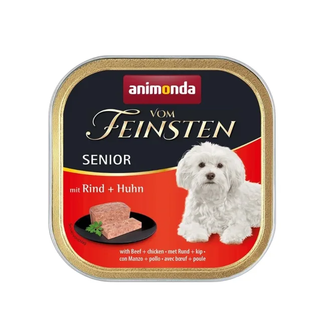 ANIMONDA Vom Feinsten Senior Hovězí a kuře 150g