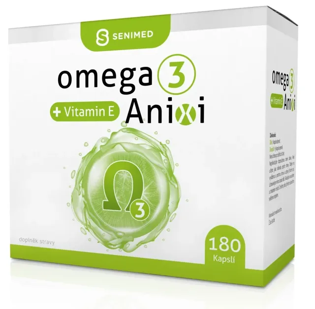 Anixi omega 3 + Vitamin E 180 kapslí