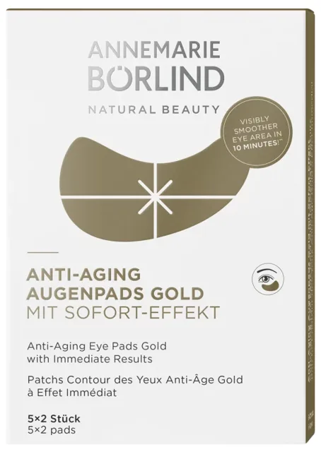 ANNEMARIE BORLIND Anti-aging obklady na oči Gold Anti-aging Eye Pads Gold 5 x 2 ks