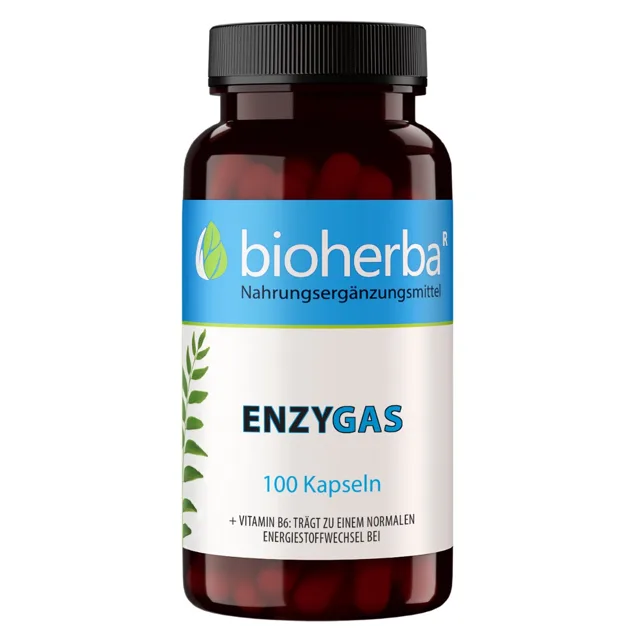 Anti-Gas – enzymy proti nadýmání – 100 kapslí – Bioherba