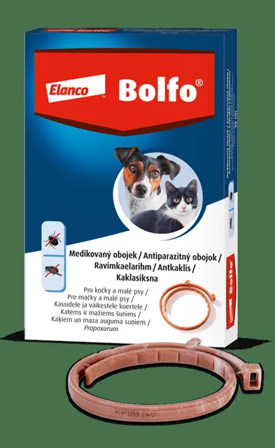 Antiparazitní obojek Bolfo pro psy a kočky 38cm