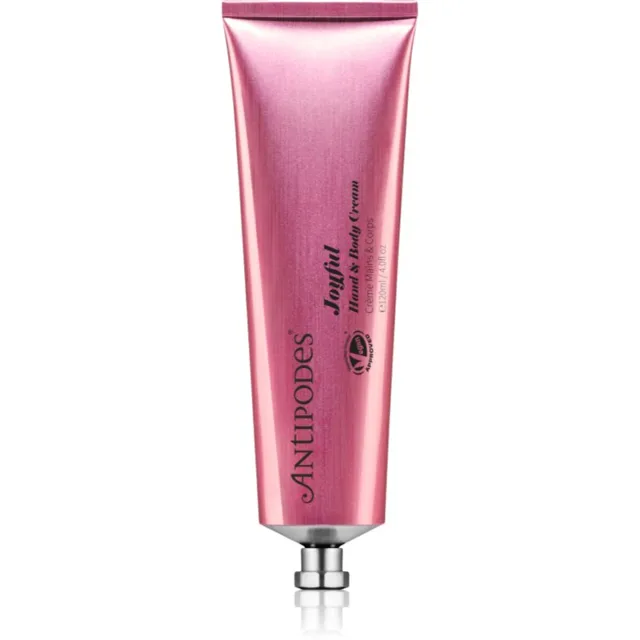 Antipodes Joyful Hand & Body Cream vyživující krém na ruce a tělo s vůní černého rybízu 120 ml