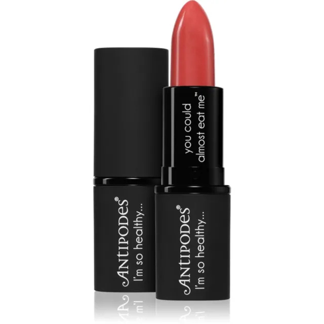 Antipodes Moisture-Boost Natural Lipstick vyživující rtěnka odstín Dusky Sound Pink 4 g