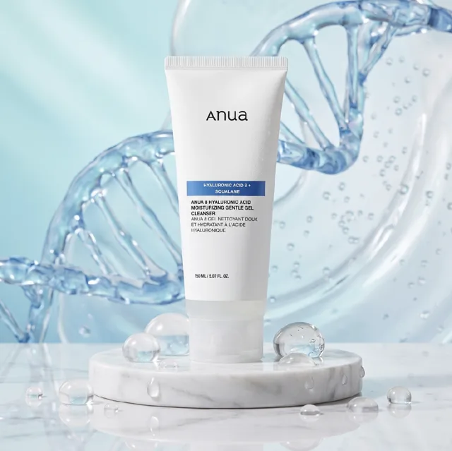 ANUA -  8 Hyaluronic Acid Moisturizing Gentle Gel Cleanser - Jemný čisticí gel s 8 druhy kyseliny hyaluronové - 150 ml