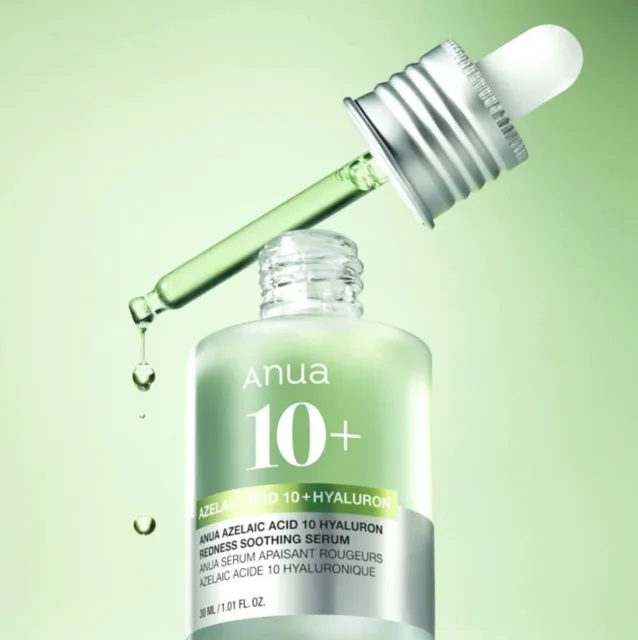 ANUA - Azelaic Acid 10 Hyaluron Redness Soothing Serum - Zklidňující sérum s 10% kyselinou azelaovou a kyselinou hyaluronovou na zarudnutí - 30 ml