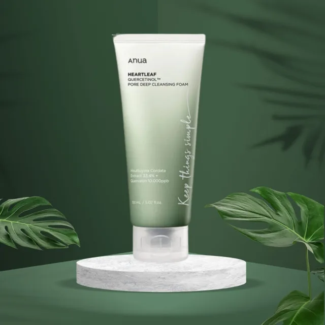 ANUA - Heartleaf Quercetinol Pore Deep Cleansing - Čisticí pěna na ucpané póry - 150 ml