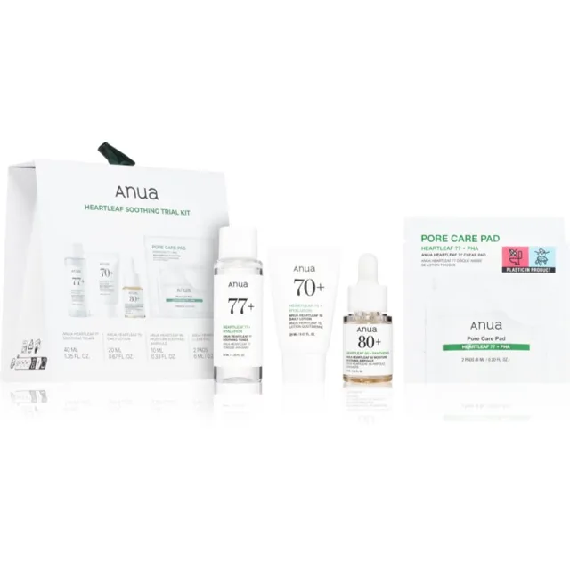 Anua Heartleaf Soothing Trial Kit dárková sada pro zklidnění pleti