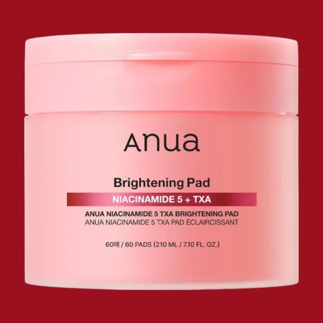 ANUA - Niacinamide 5 TXA Brightening Pad - Rozjasňující tamponky s kyselinou tranexamovou a niacinamidem - 60 ks