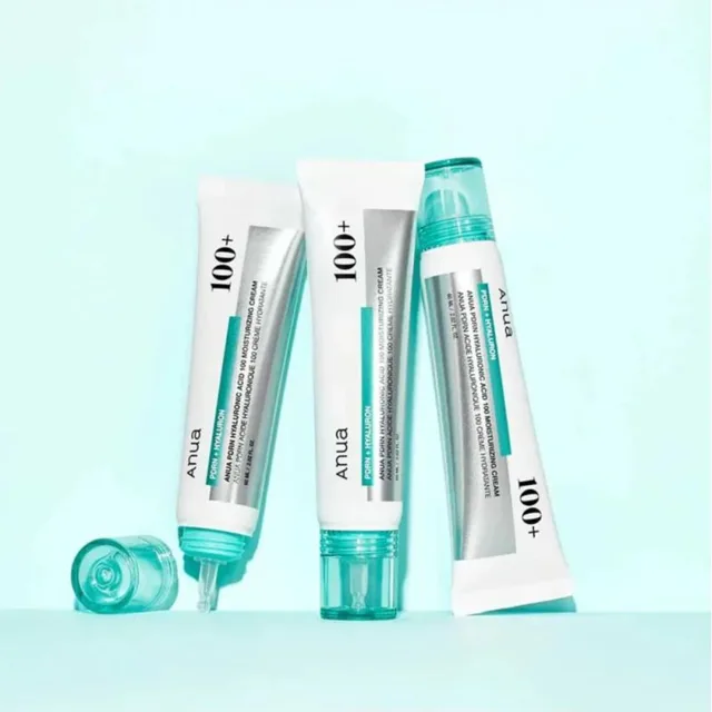 ANUA -  PDRN Hyaluronic Acid 100 Moisturizing Cream - Hydratační krém s kyselinou hyaluronovou a PDRN 100 - 60 ml