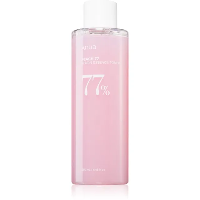 Anua Peach 77% Niacin Essence Toner zjemňující a hydratační tonikum 250 ml
