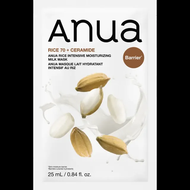 Anua  Pleťová maska Rice 70 + Ceramide 25 ml