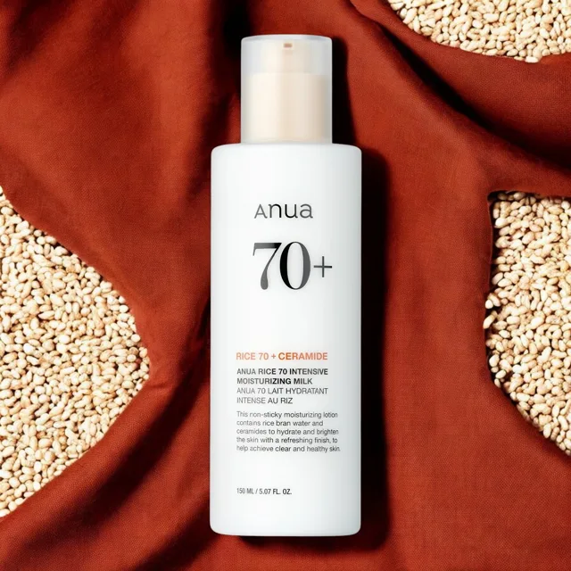 ANUA - Rice 70 Intensive Moisturizing Milk - Intenzivně hydratační pleťové mléko - 150 ml