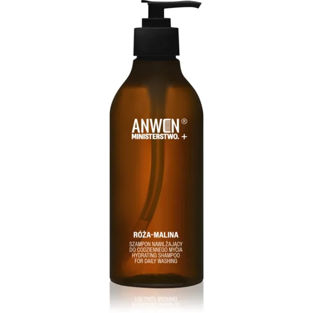 Anwen x Ministerstwo hydratační šampon pro suché vlasy Raspberry & Rose 200 ml