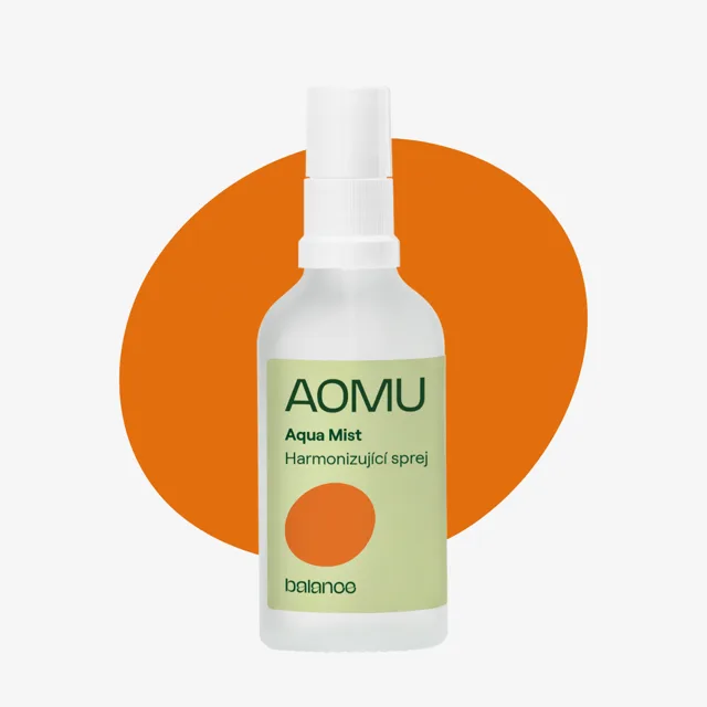AOMU Balance Aqua Mist, harmonizující aromatický sprej na obličej a tělo, 50 ml