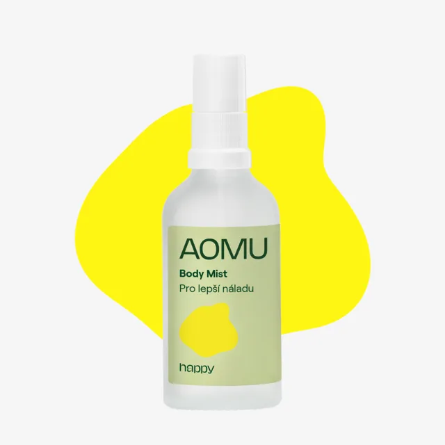 AOMU Happy Body Mist, parfémovaná tělová mlha, 50 ml