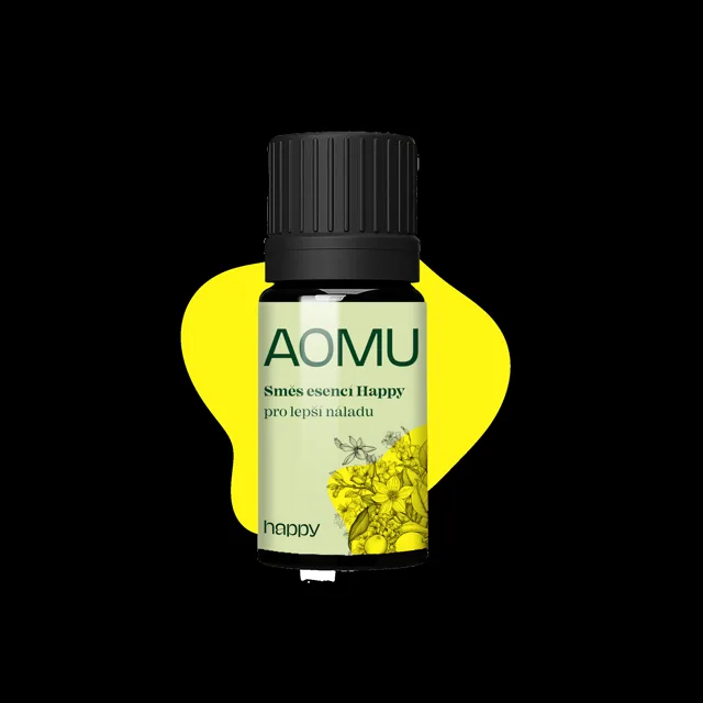 AOMU Happy, směs esenciálních olejů pro dobrou náladu, 5 ml