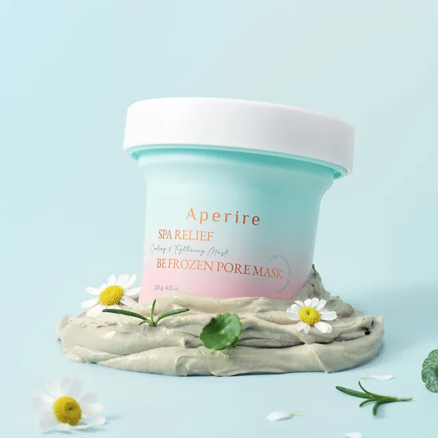 APERIRE - Spa Relief Be Frozen Pore Mask - Čisticí maska proti zaneseným pórům - HIT Olive Young - 120 ml