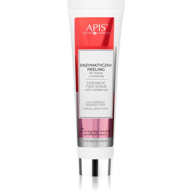 Apis Natural Cosmetics Cranberry Vitality jemný enzymatický peeling 100 ml
