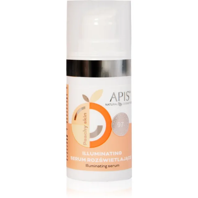 Apis Natural Cosmetics Peachy Skin rozjasňující sérum na obličej 15 ml