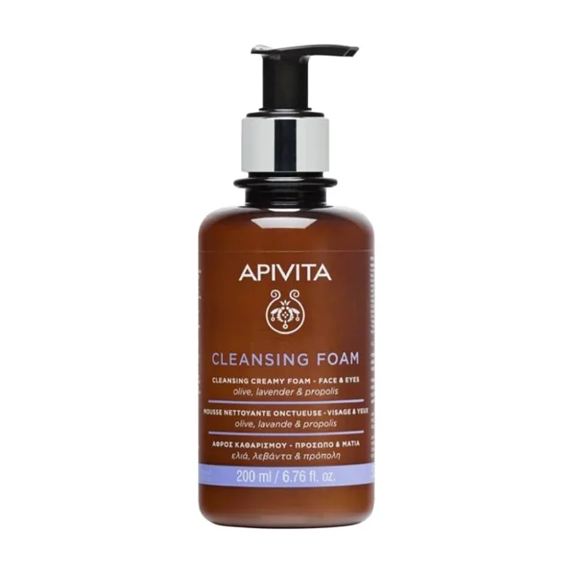 APIVITA Cleansing Foam Čisticí krémová pěna 200 ml