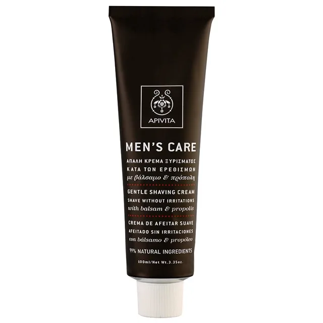 Apivita Men's Care Shaving Cream jemný krém na holení 100 ml