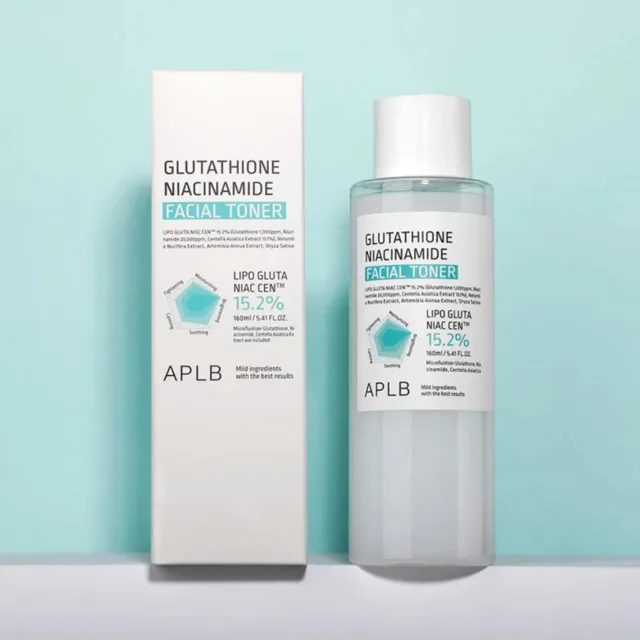 APLB - Glutathione Niacinamide Facial Toner - Toner s rozjasňujícím účinkem - 160 ml