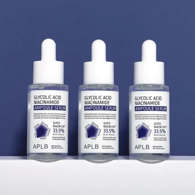 APLB - Glycolic Acid Niacinamide Ampoule Serum - Sérum s niacinamidem a AHA pro pružnou a bezchybnou pleť - 40 ml