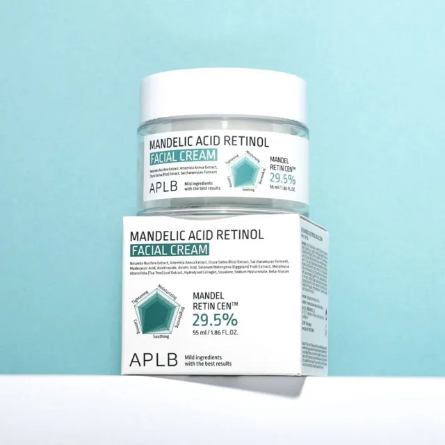 APLB - Mandelic Acid Retinol Facial Cream - Exfoliační krém s kyselinou mandlovou a retinolem - 55 ml