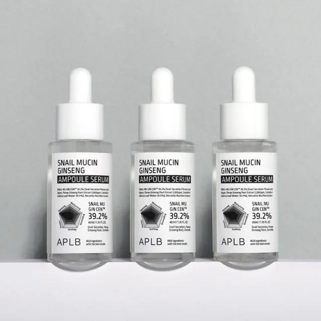 APLB - Snail Mucin Ginseng Ampoule Serum - Omlazující sérum s ženšenem a šnečím mucinem - 40 ml
