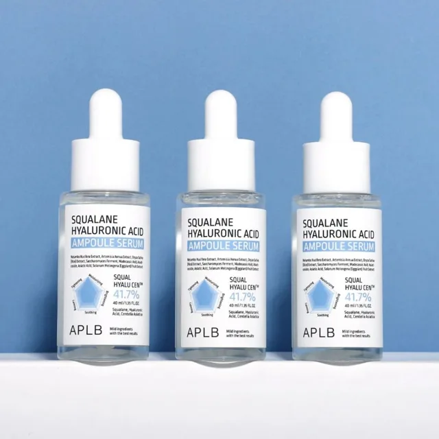 APLB - Squalane Hyaluronic Acid Ampoule Serum - Vysoce hydratační sérum se skvalanem a kyselinou hyaluronovou - 40 ml