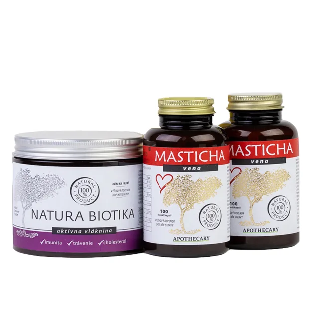 APOTHECARY Srdce, cévy a cholesterol – Základní kúra 200 kapslí