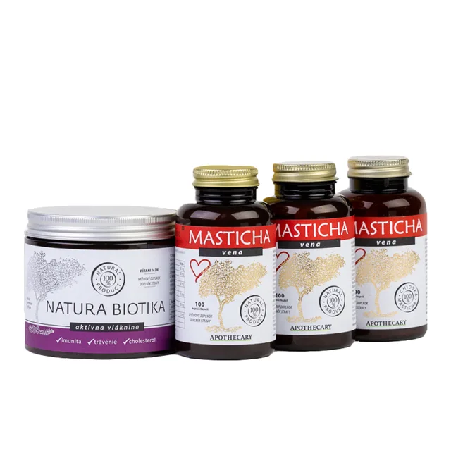 APOTHECARY Srdce, cévy, cholesterol – Kompletní kúra 300 kapslí
