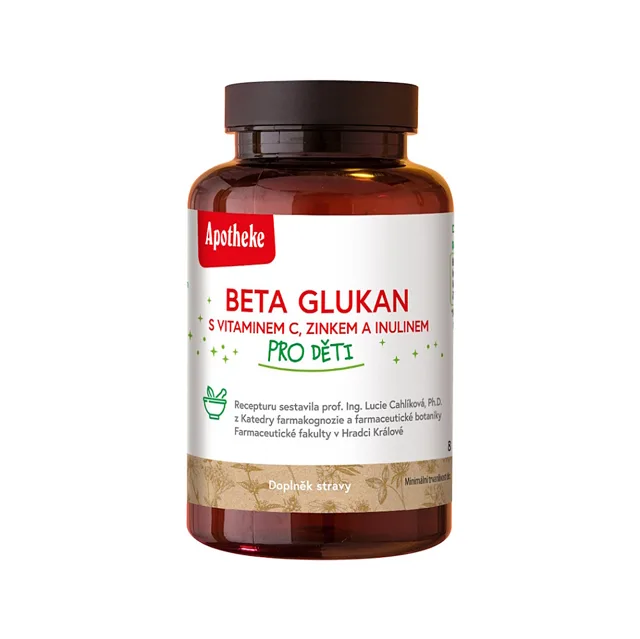 APOTHEKE Betaglukan pro děti 120 tobolek