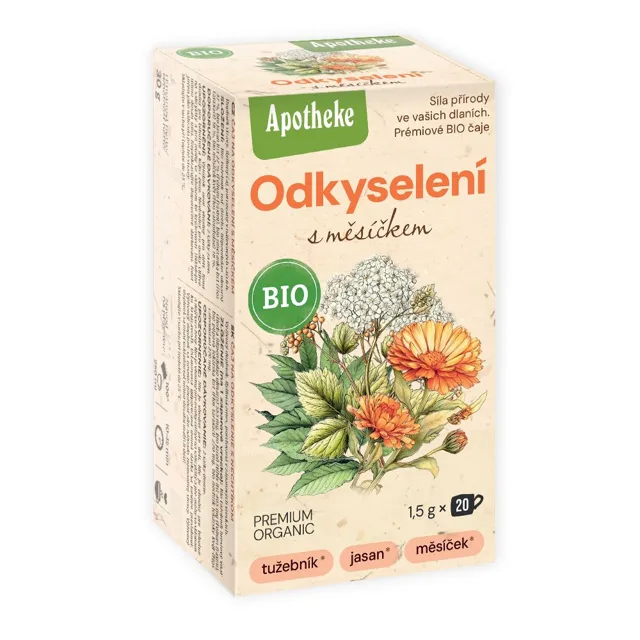 Apotheke BIO Odkyselení s měsíčkem čaj 20x1.5g