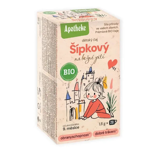 Apotheke BIO Šípkový na běžné pití 20x1,8g