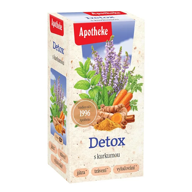 APOTHEKE Čaj detox s kurkumou 20 sáčků
