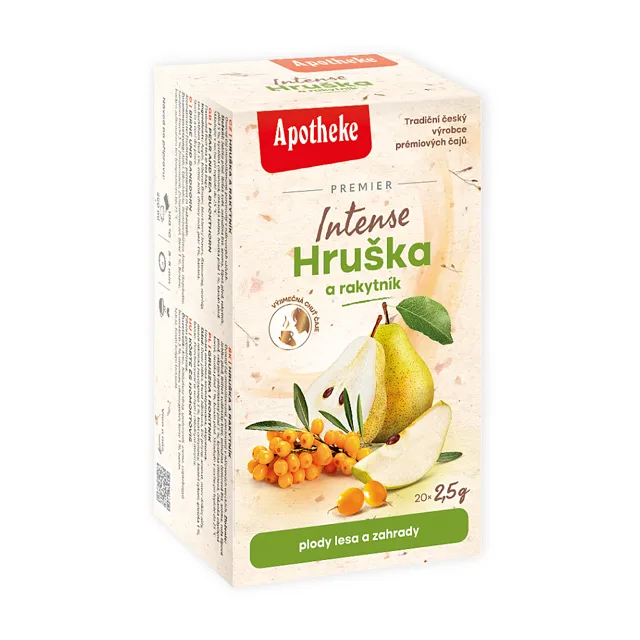 APOTHEKE Čaj hruška a rakytník intense 20 sáčků