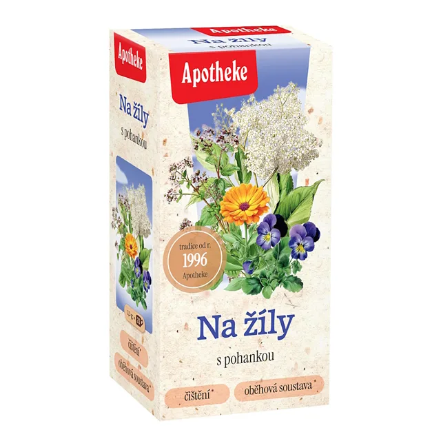APOTHEKE Čaj na žíly s pohankou 20 sáčků
