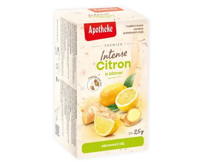 APOTHEKE čaj pomeranč a zázvor Intense 20 x 2,5 g