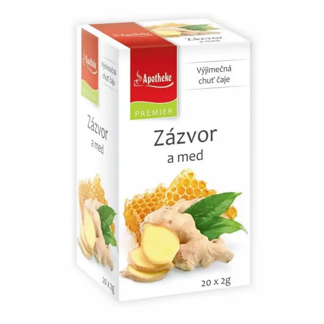 Apotheke ČAJ Zázvor a med 20 x 2 g