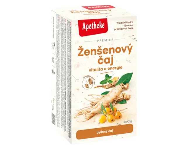 Apotheke čaj Ženšenový 30% 20 x 2 g