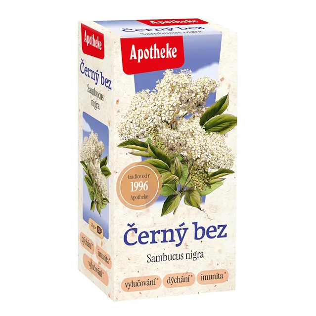 APOTHEKE Černý bez čaj 20 sáčků