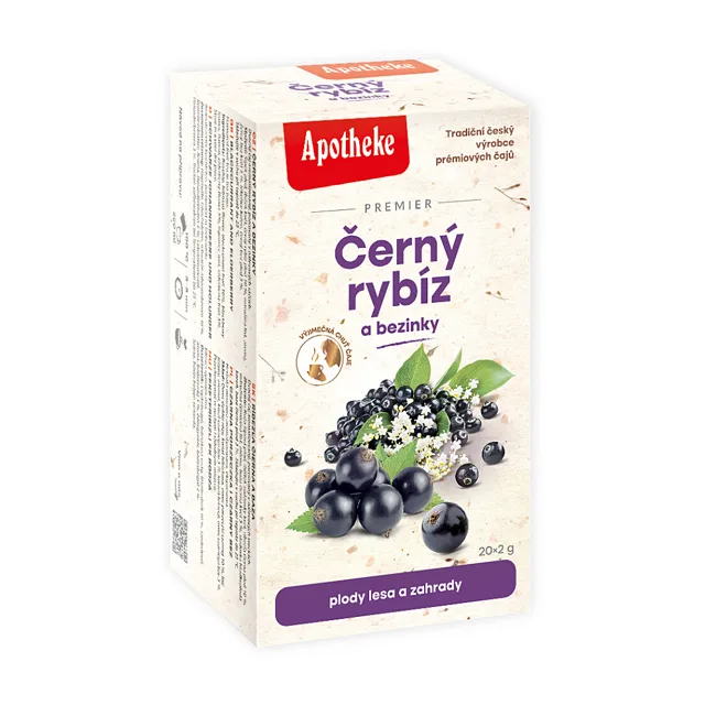 APOTHEKE Černý rybíz a bezinky 20x2 g