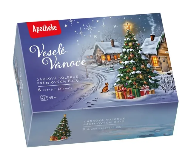APOTHEKE dárková kolekce Veselé Vánoce 48 x 2 g