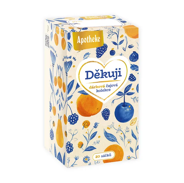 APOTHEKE Dárkový čaj děkuji 20 sáčků + dárkové balení