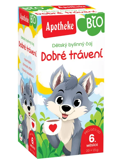 Apotheke Dětský čaj BIO dobré trávení 20x1.5g